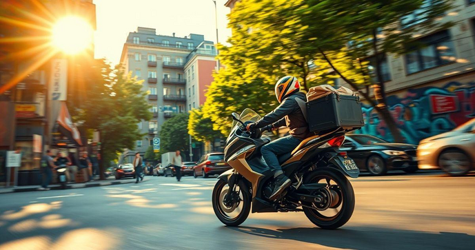 Como a Moto de Entrega Revoluciona o Setor de Logística Como a Moto de Entrega Revoluciona o Setor de Logística